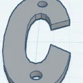 Bộ chữ cái 3D gắn hộp thư (Alphabet Mailbox Letters) bền đẹp - Thumbnail 5