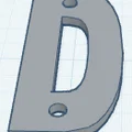 Bộ chữ cái 3D gắn hộp thư (Alphabet Mailbox Letters) bền đẹp - Thumbnail 6