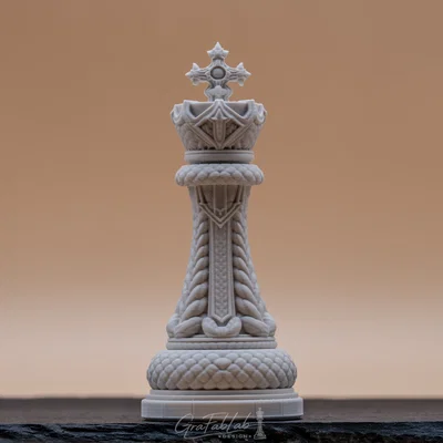 Braided Realm "King" - Quân cờ Vua với họa tiết bện