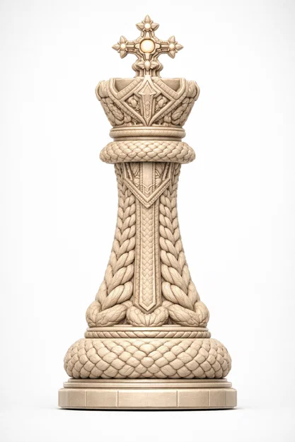 Braided Realm "King" - Quân cờ Vua với họa tiết bện - Image 6