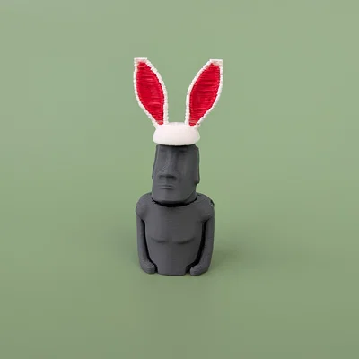 Tượng Moai Đảo Phục Sinh - Mô hình khớp nối Lễ Phục Sinh | In không cần support