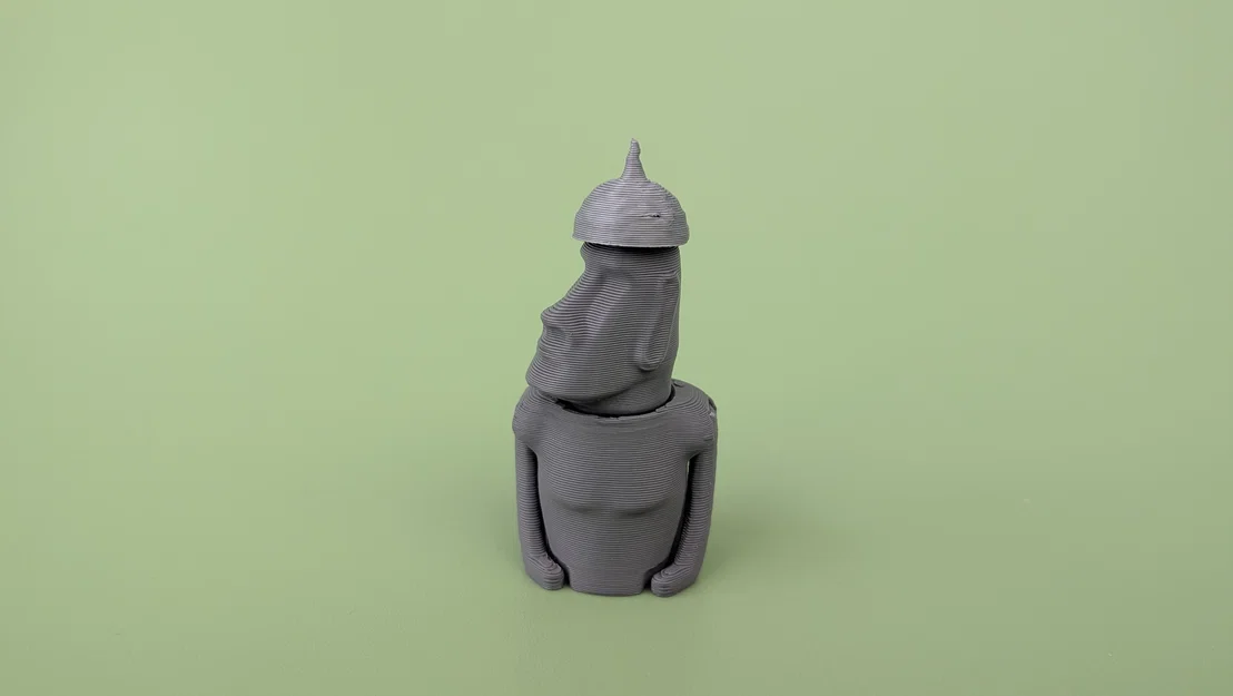 Tượng Moai Đảo Phục Sinh - Mô hình khớp nối Lễ Phục Sinh | In không cần support - Image 5