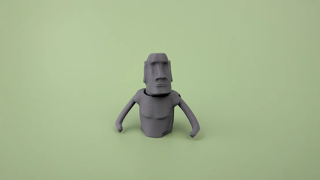 Tượng Moai Đảo Phục Sinh - Mô hình khớp nối Lễ Phục Sinh | In không cần support - Image 6