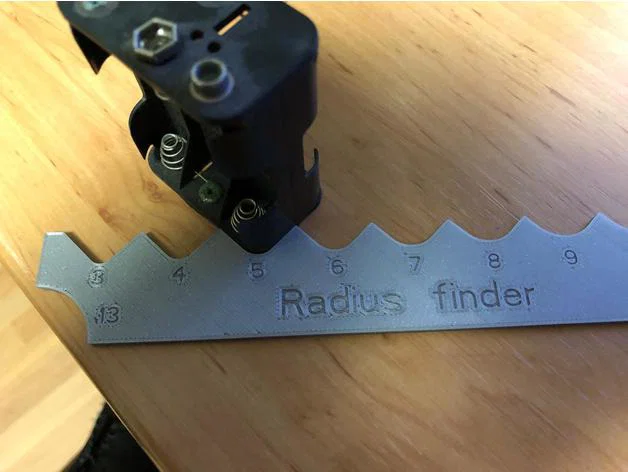 Thước đo bán kính bo góc (Radius Finder Metric) in 3D tiện lợi - Image 1
