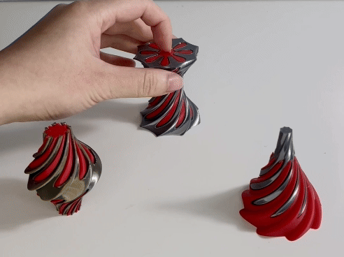 Đồ chơi Fidget xoắn ốc Impossible Passthrough in 3D độc đáo - Thumbnail 1