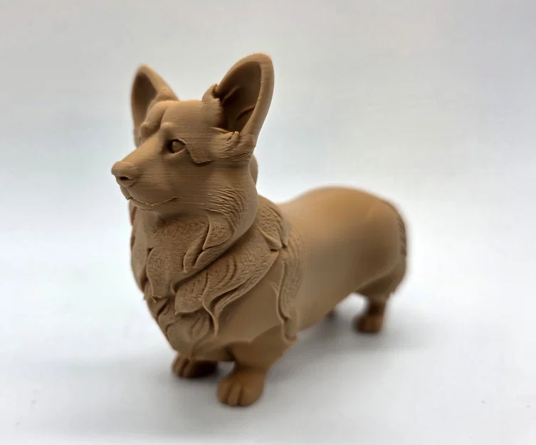 Mô hình chú chó Corgi đứng - Image 1