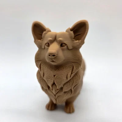 Mô hình chú chó Corgi đứng