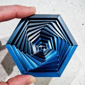 Mô hình đồ chơi Hexagon Fidget 3D độc đáo thư giãn đầu óc