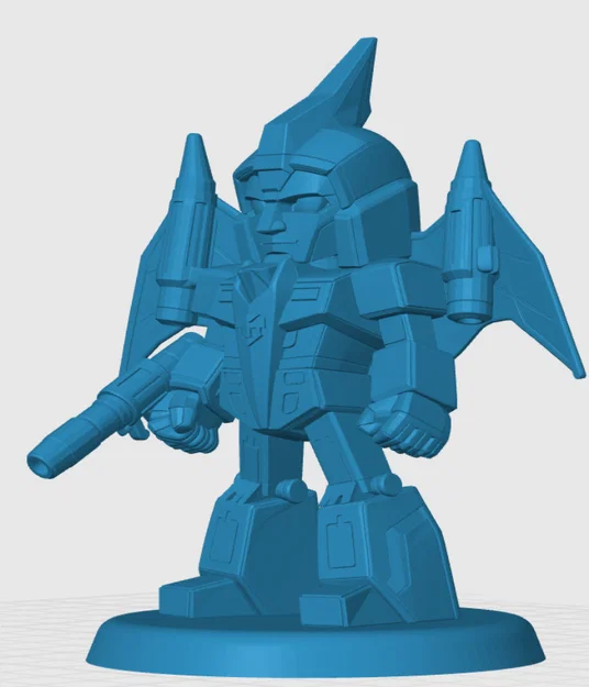 Mô hình 3D Swoop Transformers phong cách Chibi trang trí bàn làm việc - Image 2