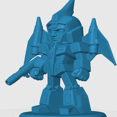 Mô hình 3D Swoop Transformers phong cách Chibi trang trí bàn làm việc