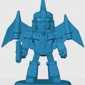 Mô hình 3D Swoop Transformers phong cách Chibi trang trí bàn làm việc - Thumbnail 3