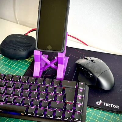 Giá đỡ điện thoại Elevated Phone Holder in 3D cực tiện lợi