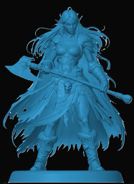 Mô hình Elvin Barbarian cho game RPG - Image 1