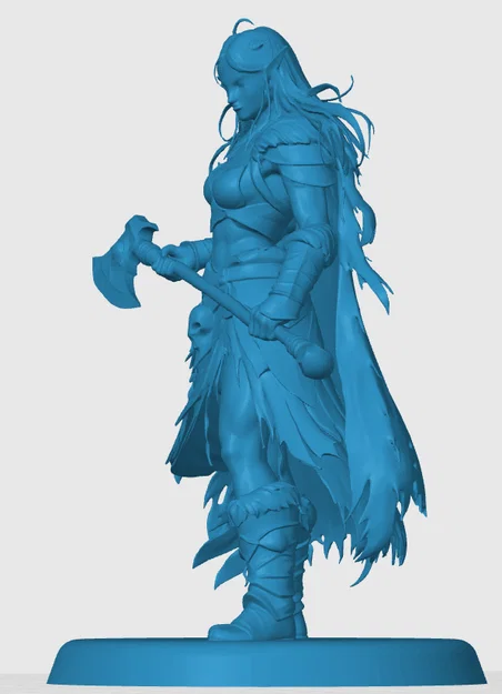 Mô hình Elvin Barbarian cho game RPG - Image 2