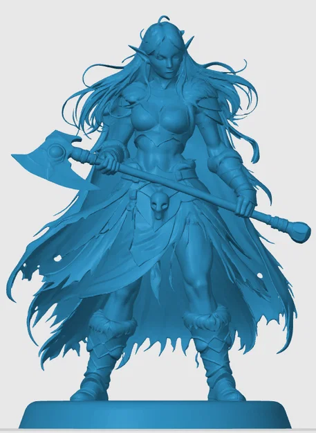 Mô hình Elvin Barbarian cho game RPG - Image 3