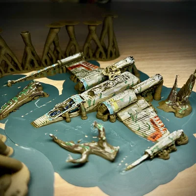 X-Wing bị rơi - Star Wars