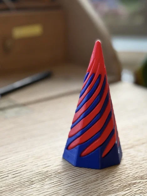 Mô hình kim tự tháp xoắn ốc (Spiral Vortex Pyramid) độc đáo - Image 1