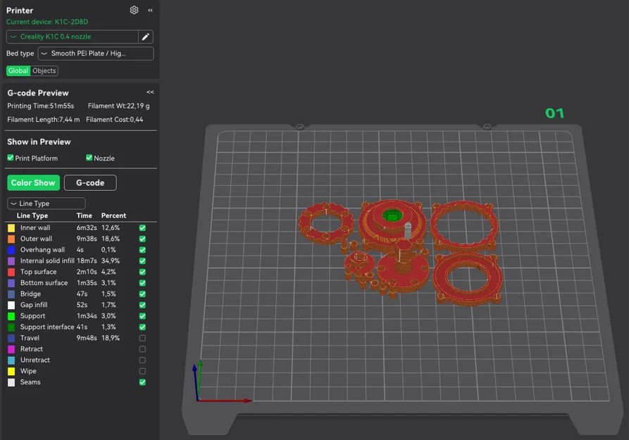 Bộ truyền động Cycloid giảm tốc 19:1 - Image 5