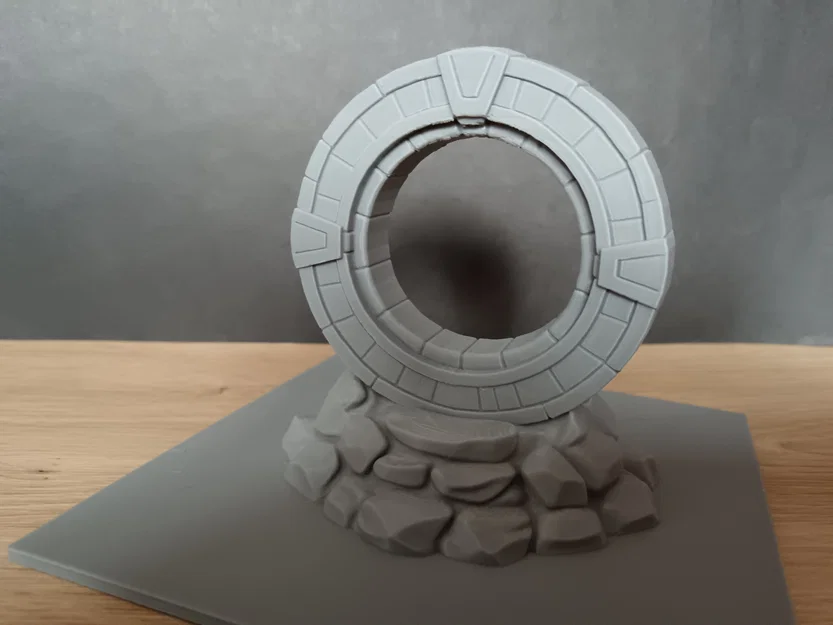 Mô hình trang trí bể cá Cổng không gian (Stargate) cực chất - Image 4