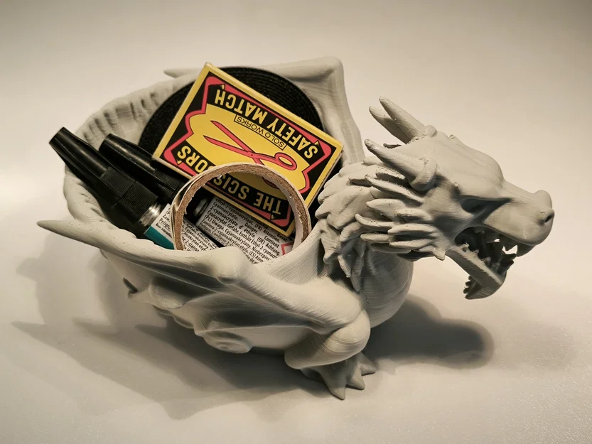 Khay Đựng Đồ Hình Rồng Độc Đáo (Dragon Bowl) - Mẫu In 3D Trang Trí - Image 1