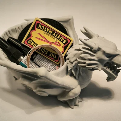 Khay Đựng Đồ Hình Rồng Độc Đáo (Dragon Bowl) - Mẫu In 3D Trang Trí