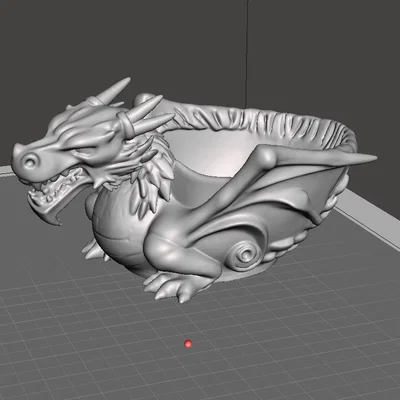 Khay Đựng Đồ Hình Rồng Độc Đáo (Dragon Bowl) - Mẫu In 3D Trang Trí