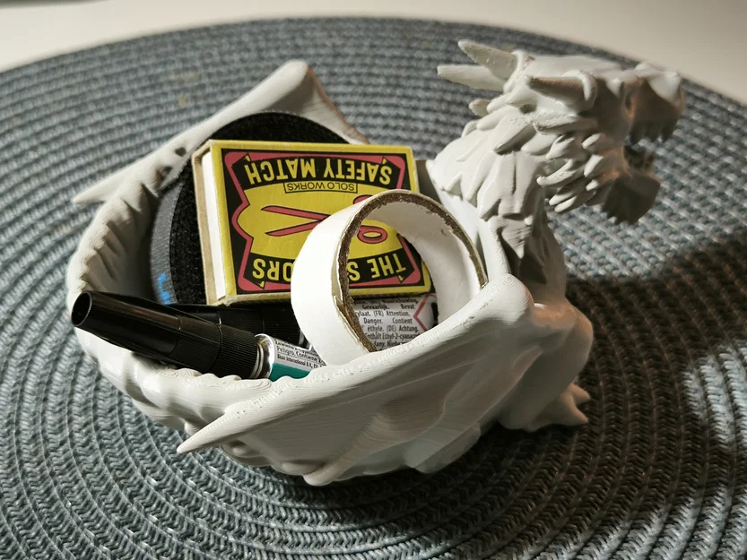 Khay Đựng Đồ Hình Rồng Độc Đáo (Dragon Bowl) - Mẫu In 3D Trang Trí - Image 3