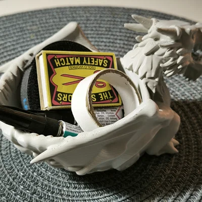 Khay Đựng Đồ Hình Rồng Độc Đáo (Dragon Bowl) - Mẫu In 3D Trang Trí