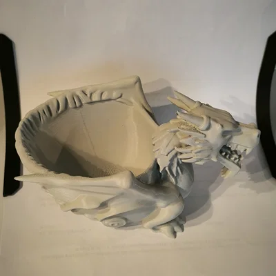 Khay Đựng Đồ Hình Rồng Độc Đáo (Dragon Bowl) - Mẫu In 3D Trang Trí