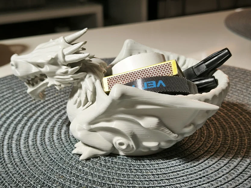 Khay Đựng Đồ Hình Rồng Độc Đáo (Dragon Bowl) - Mẫu In 3D Trang Trí - Image 7