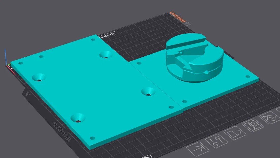 Đế tháo lắp nhanh (Quick Release) cho Thrustmaster TQS Throttle - Image 1