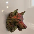 Tượng đầu sói treo tường 3D - Mẫu trang trí nội thất độc đáo - Thumbnail 7