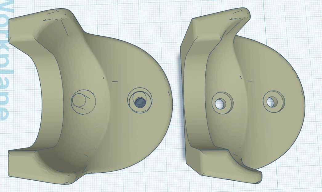 Giá treo gậy bóng chày cải tiến (Bat Holder) với 2 lỗ vít cực chắc - Image 1