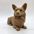 Tượng Corgi đang nằm - Thumbnail 3