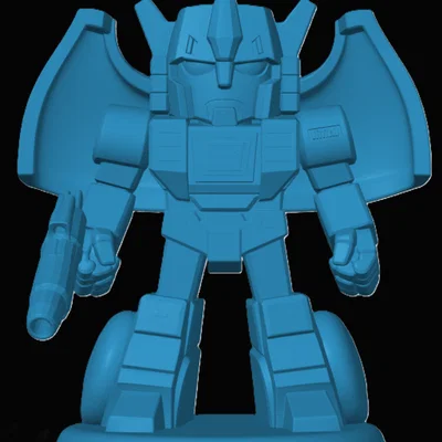 Mô hình 3D Sludge Transformers phong cách Chibi siêu đáng yêu