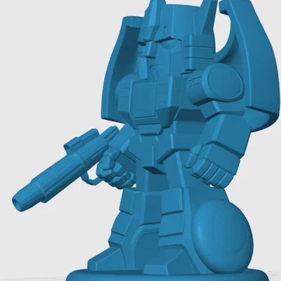 Mô hình 3D Sludge Transformers phong cách Chibi siêu đáng yêu