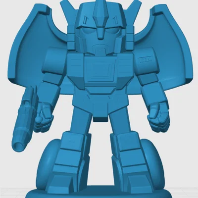 Mô hình 3D Sludge Transformers phong cách Chibi siêu đáng yêu