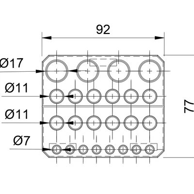 Đế cắm dụng cụ, mũi khoan, endmill đa năng (3D print & Laser cut)