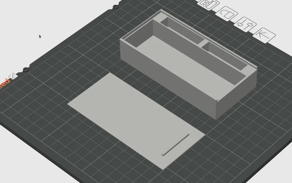 Hộp đựng máy ghi âm OM SYSTEM WS-883 kèm ngăn chứa pin dự phòng - Image 1