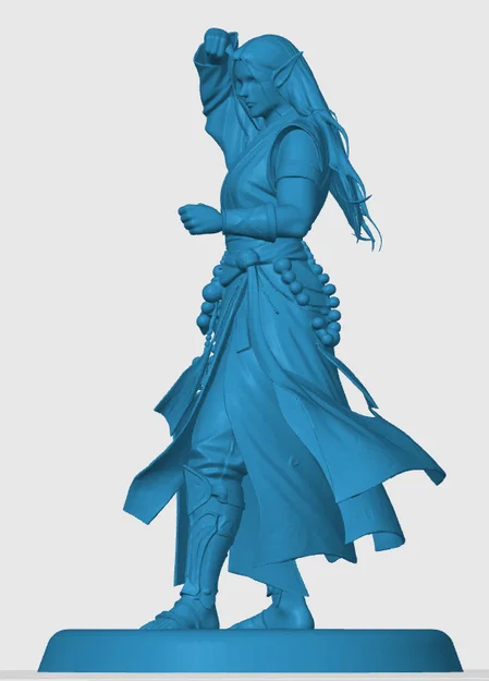 Mô hình Elvin Monk cho game RPG - Image 2