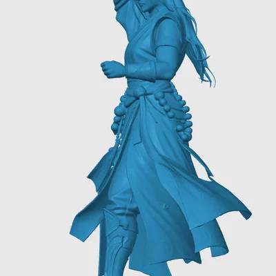 Mô hình Elvin Monk cho game RPG