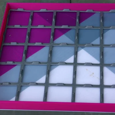 Khay đựng Gridinfinity 5x5 in ở chế độ Vase Mode