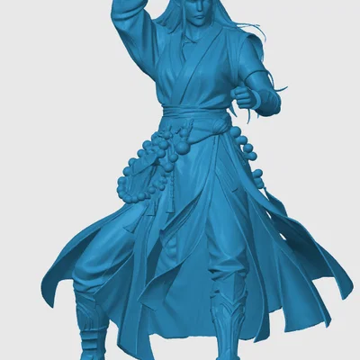 Mô hình Elvin Monk cho game RPG
