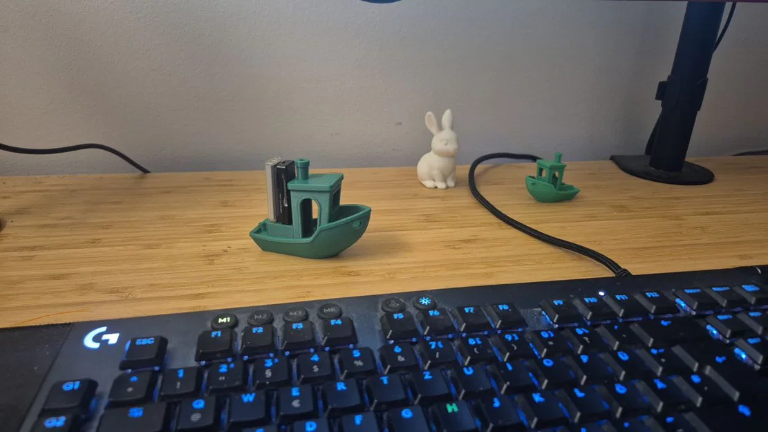 USBenchy: Giá đỡ USB độc đáo mô hình thuyền Benchy 3D - Image 5