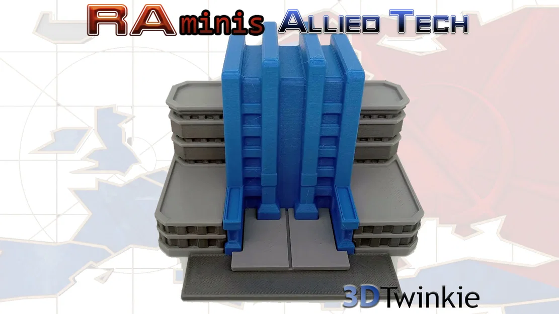 Mô hình tòa nhà Statalite Launching (Allied Tech Center) từ Red Alert - Image 2