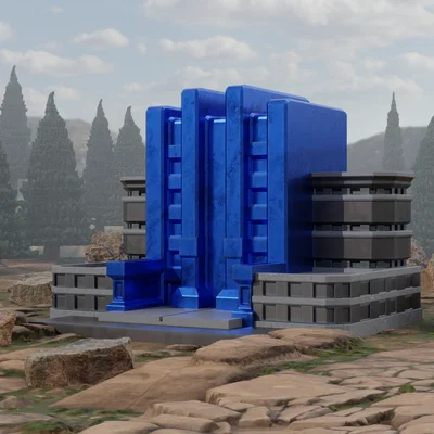 Mô hình tòa nhà Statalite Launching (Allied Tech Center) từ Red Alert