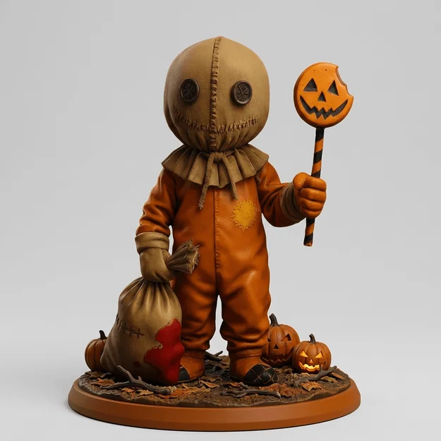 Mô hình 3D nhân vật Sam từ phim Trick 'r Treat 2007 chất lượng cao - Image 1
