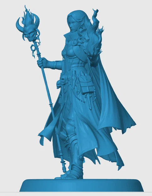 Mô hình Elvin Warlock cho game nhập vai - Image 2