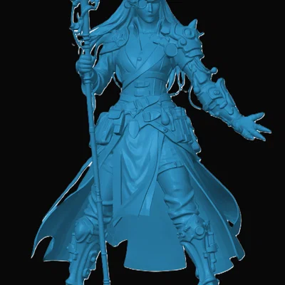 Mô hình Elvin Artificer cho game RPG