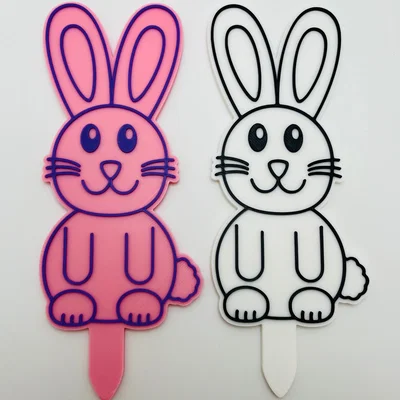 Cọc Trang Trí Sân Vườn Hình Chú Thỏ